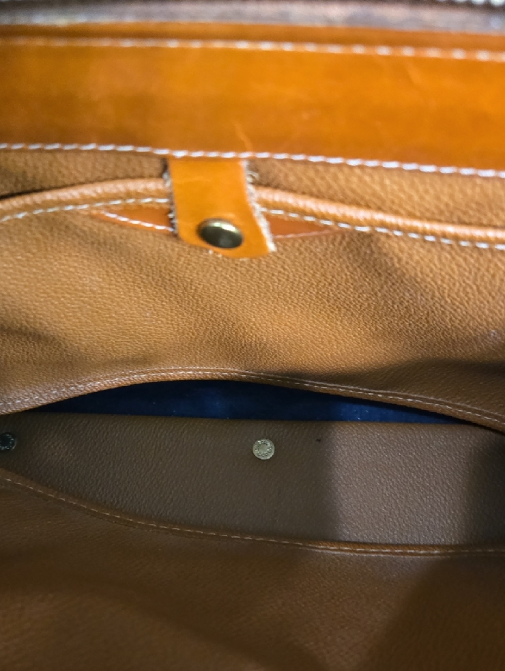 Dooney & Bourke Black and Tan Pebbled Leather Satchel - Picture 8 of 16